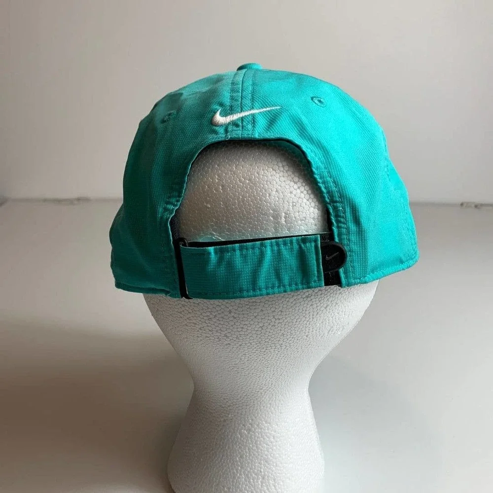Nike Golf Teal Baseball Hat Cap Adjustable Polyester - Picture 2 of 9